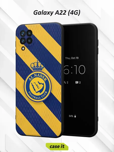 Case it Чехол на Samsung A22 4G с принтом Аль-Наср
