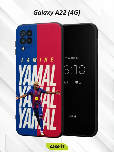 Case it Чехол на Samsung A22 4G с принтом Ламин Ямаль