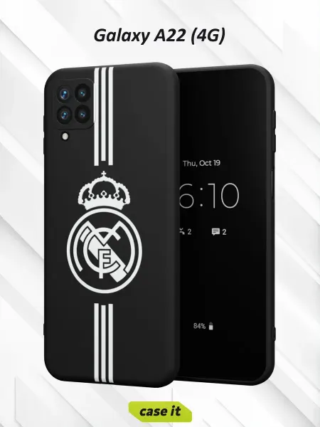 Case it Чехол на Samsung A22 4G с принтом Реал Мадрид
