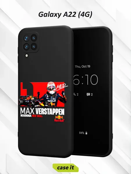 Case it Чехол на Samsung A22 4G с принтом Макс ферстаппен