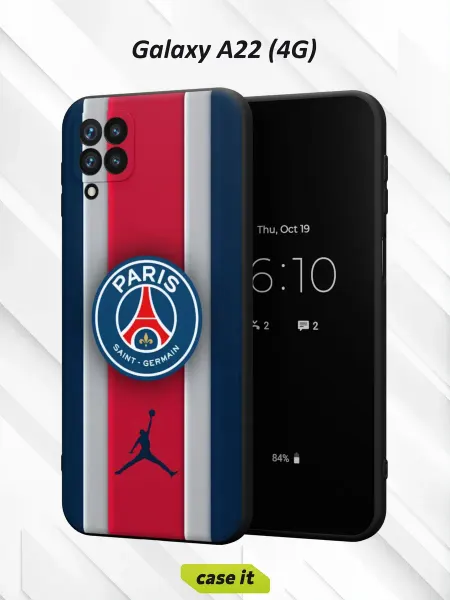 Case it Чехол на Samsung A22 4G с принтом ПСЖ