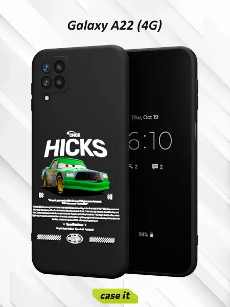 Case it Чехол на Samsung A22 4G с принтом Тачки