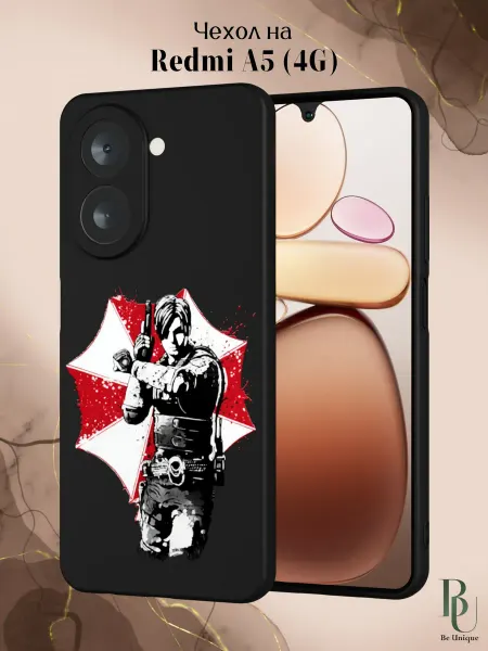 Be Unique Чехол на Redmi A5 4G с принтом Resident Evil