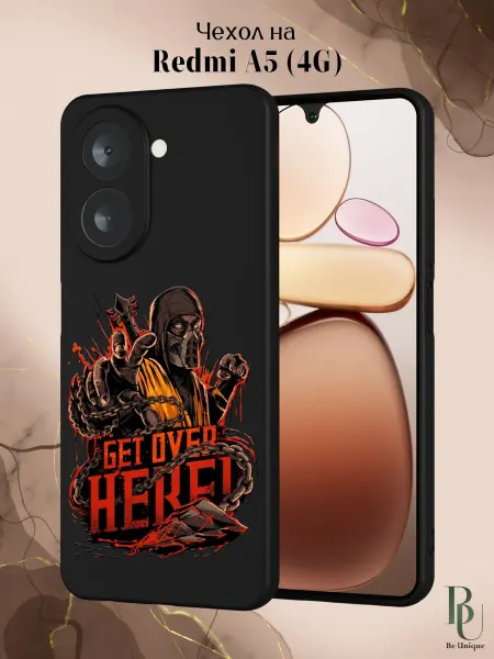 Be Unique Чехол на Redmi A5 4G с принтом Mortal Kombat