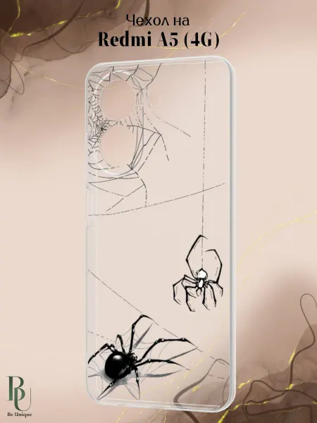 Be Unique Чехол на Redmi A5 4G Готика Пауки