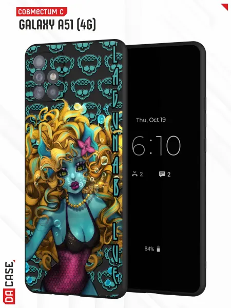 DACase Чехол на Samsung A51 4G с принтом Лагуна Блю