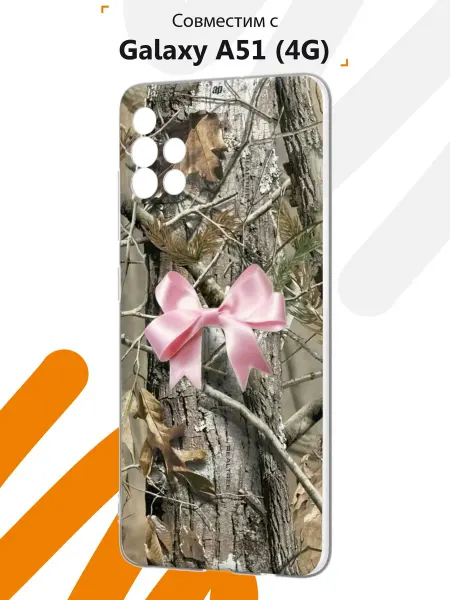 Мобилиус Чехол на Samsung A51 4G с принтом Бантик