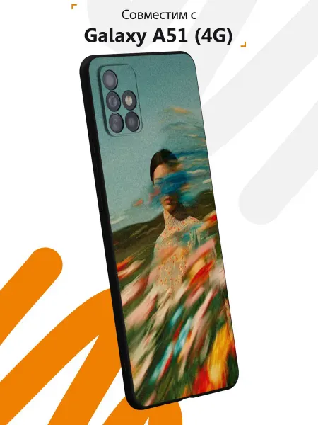 Мобилиус Чехол на Samsung A51 4G с принтом Девушка