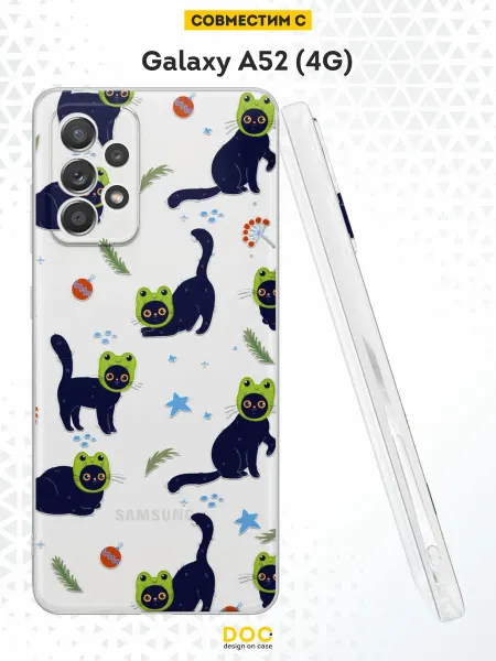 DesignOnCase Чехол на Samsung A52 4G с принтом Новогодний