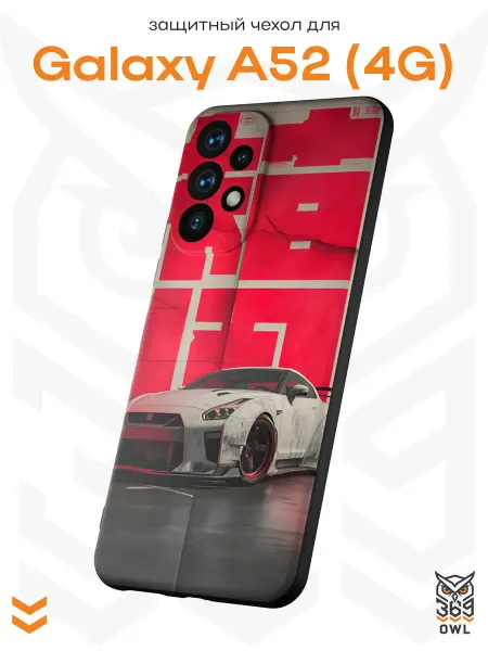 OWL369 Чехол на Samsung A52 4G с принтом JDM