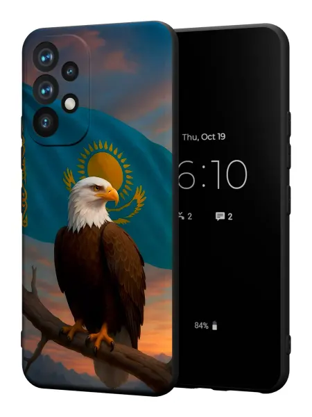 PBl store Чехол на Samsung A52 4G с принтом Орел Казахстан