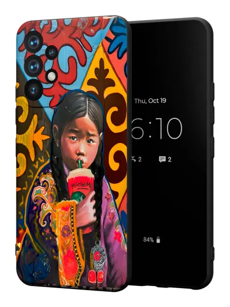 PBl store Чехол на Samsung A52 4G с принтом Казахстан