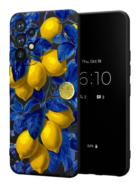 PBl store Чехол на Samsung A52 4G с принтом Лимоны
