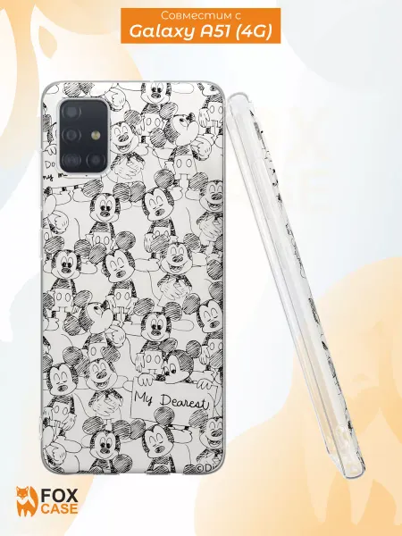 Fox Case Чехол на Samsung А51 4G с принтом Микки Маус