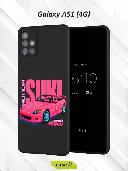 Case it Чехол на Samsung А51 4G с принтом Honda