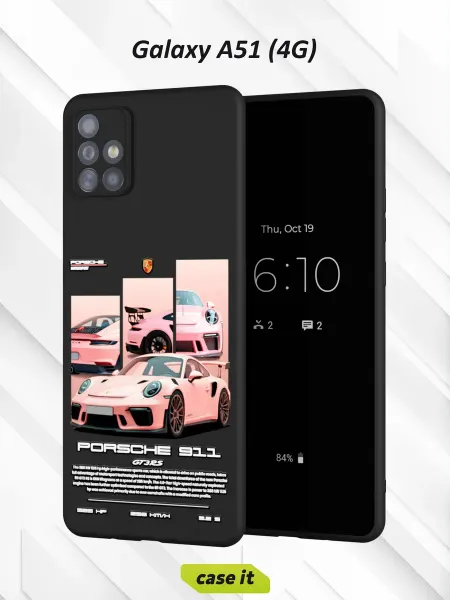 Case it Чехол на Samsung А51 4G с принтом Porsche