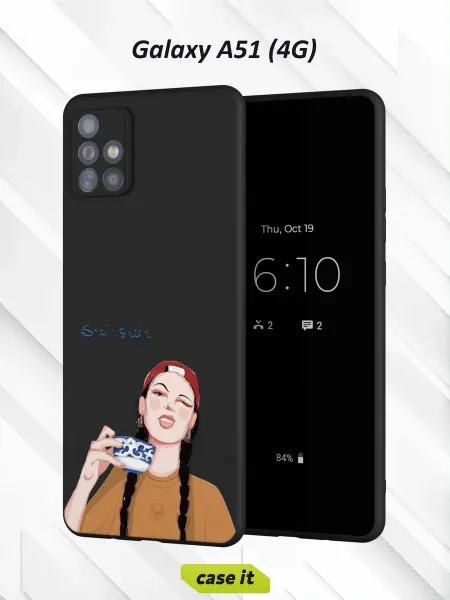 Case it Чехол на Samsung А51 4G с принтом Казахстан