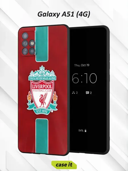 Case it Чехол на Samsung А51 4G с принтом Ливерпуль