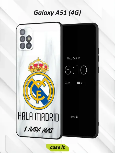 Case it Чехол на Samsung А51 4G с принтом Реал Мадрид