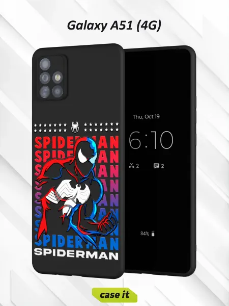 Case it Чехол на Samsung А51 4G с принтом Человек Паук