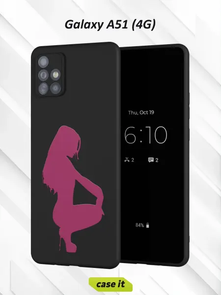 Case it Чехол на Samsung А51 4G с женским принтом