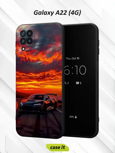 Case it Чехол на Samsung A22 4Gс принтом Audi