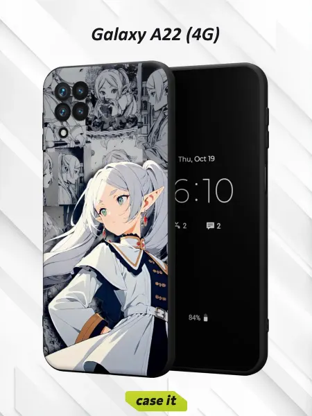 Case it Чехол на Samsung A22 4Gс принтом Frieren