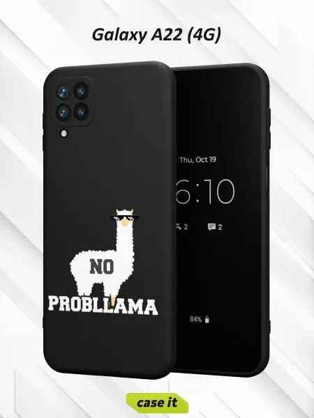 Case it Чехол на Samsung A22 4Gс принтом Probllama