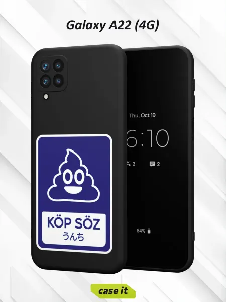 Case it Чехол на Samsung A22 4Gс принтом Qazaq Republic