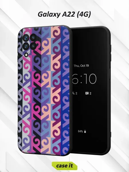 Case it Чехол на Samsung A22 4Gс принтом Абстракция