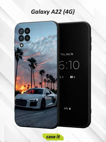 Case it Чехол на Samsung A22 4Gс принтом Ауди