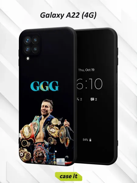 Case it Чехол на Samsung A22 4Gс принтом Борец