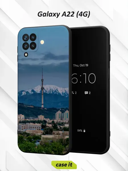 Case it Чехол на Samsung A22 4Gс принтом Коктобе