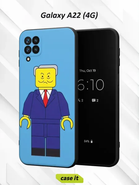 Case it Чехол на Samsung A22 4Gс принтом Лего