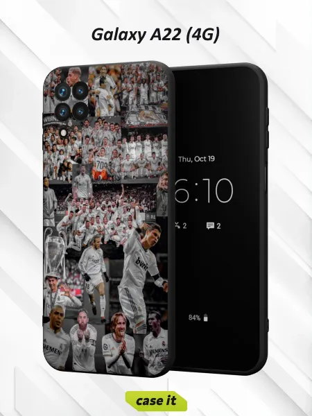 Case it Чехол на Samsung A22 4Gс принтом Реал Мадрид
