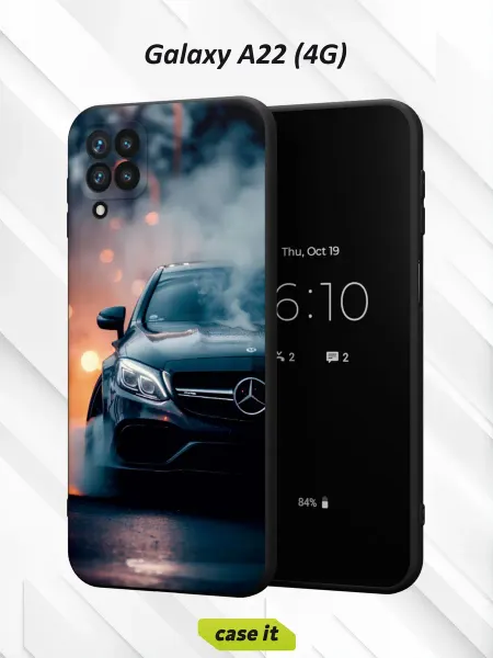 Case it Чехол на Samsung A22 4Gс принтом Мерседес