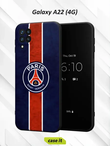 Case it Чехол на Samsung A22 4Gс принтом ПСЖ