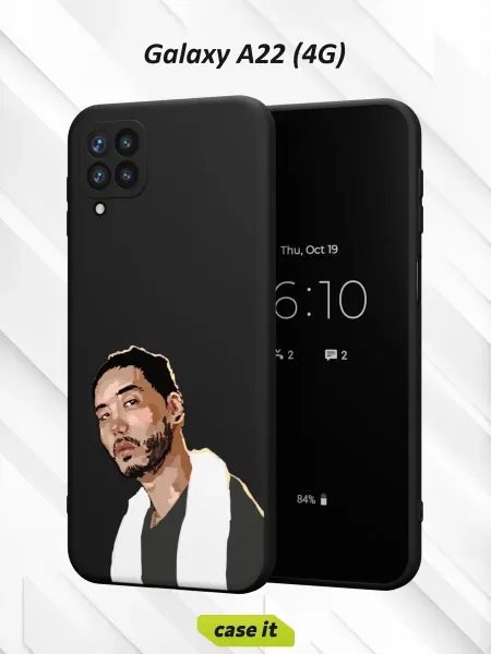 Case it Чехол на Samsung A22 4Gс принтом Скриптонит