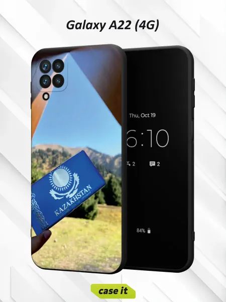 Case it Чехол на Samsung A22 4Gс принтом Шоколад