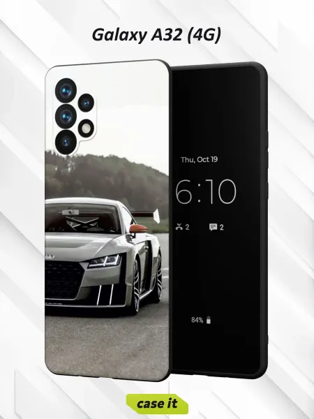 Case it Чехол на Samsung A32 4Gс принтом Audi