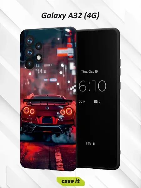 Case it Чехол на Samsung A32 4Gс принтом Nissan GT-R
