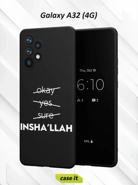 Case it Чехол на Samsung A32 4Gс принтом Inshallah