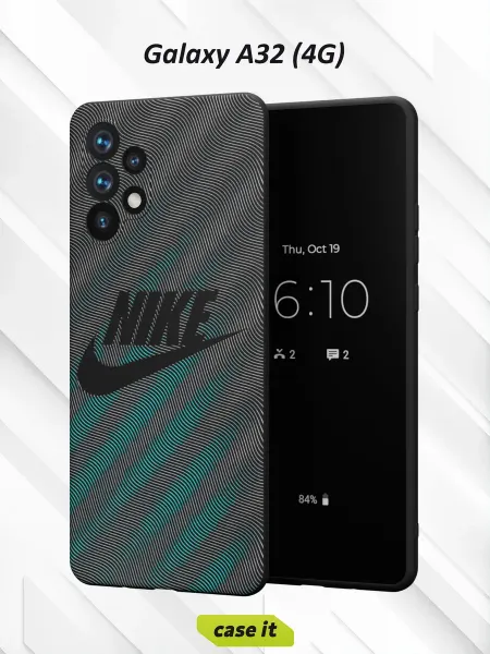 Case it Чехол на Samsung A32 4Gс принтом Nike