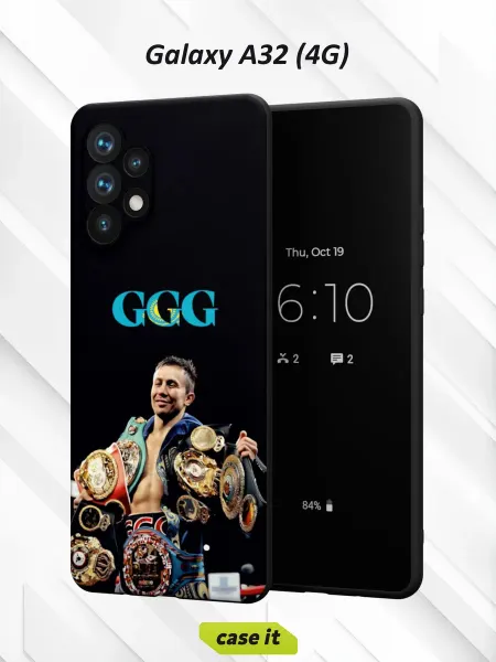 Case it Чехол на Samsung A32 4Gс принтом Борец