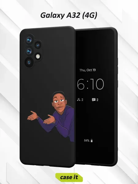 Case it Чехол на Samsung A32 4Gс принтом Хаби Лейма