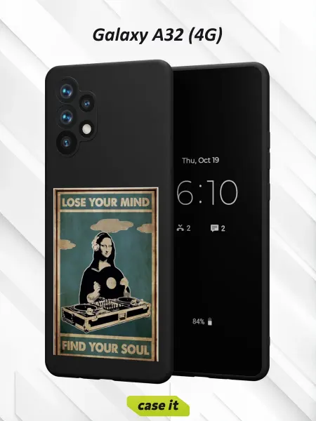 Case it Чехол на Samsung A32 4Gс принтом Мона Лиза