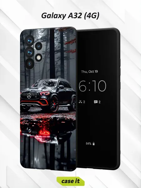 Case it Чехол на Samsung A32 4Gс принтом Мерседес