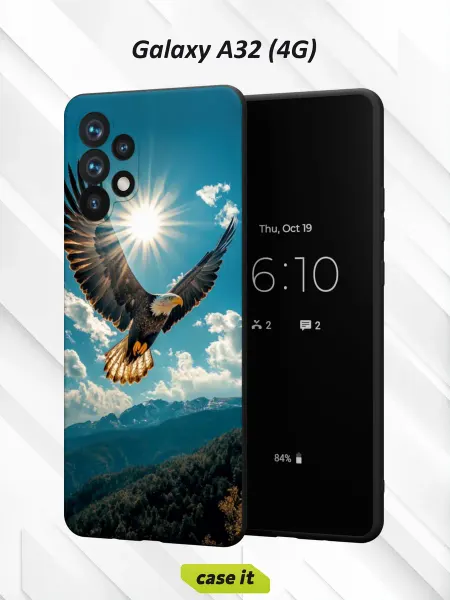 Case it Чехол на Samsung A32 4Gс принтом Орёл