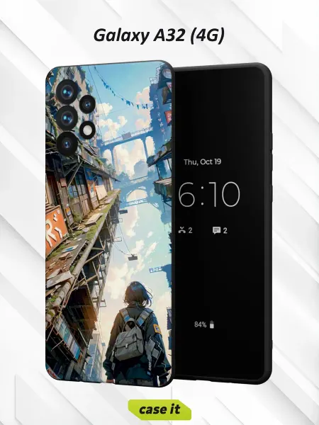 Case it Чехол на Samsung A32 4Gс принтом Токио
