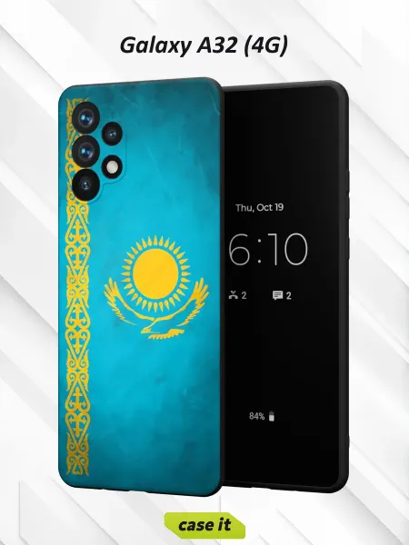 Case it Чехол на Samsung A32 4Gс принтом Флаг